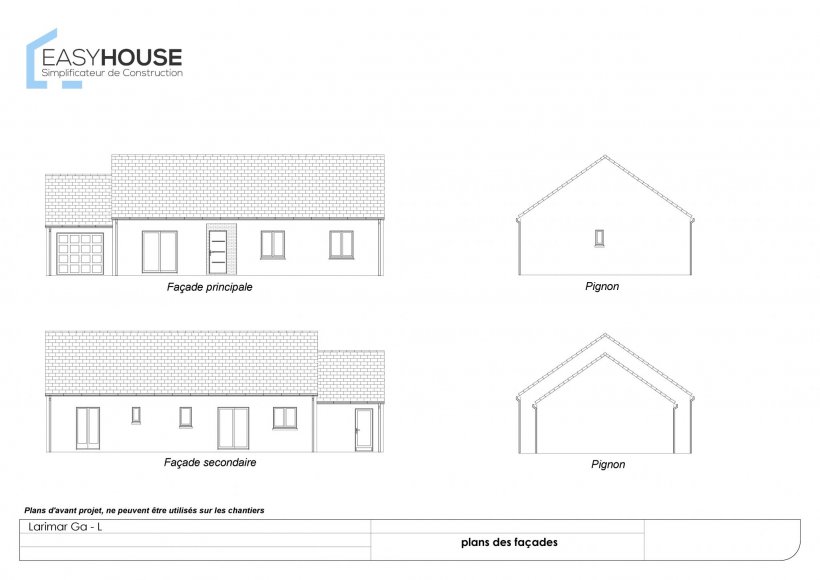 Plan de la maison Larimar L, surface 101.00 m² au prix de 165 000€ (image 2)