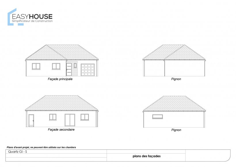 Plan de la maison Quartz S, surface 76.00 m² au prix de 135 000€ (image 2)