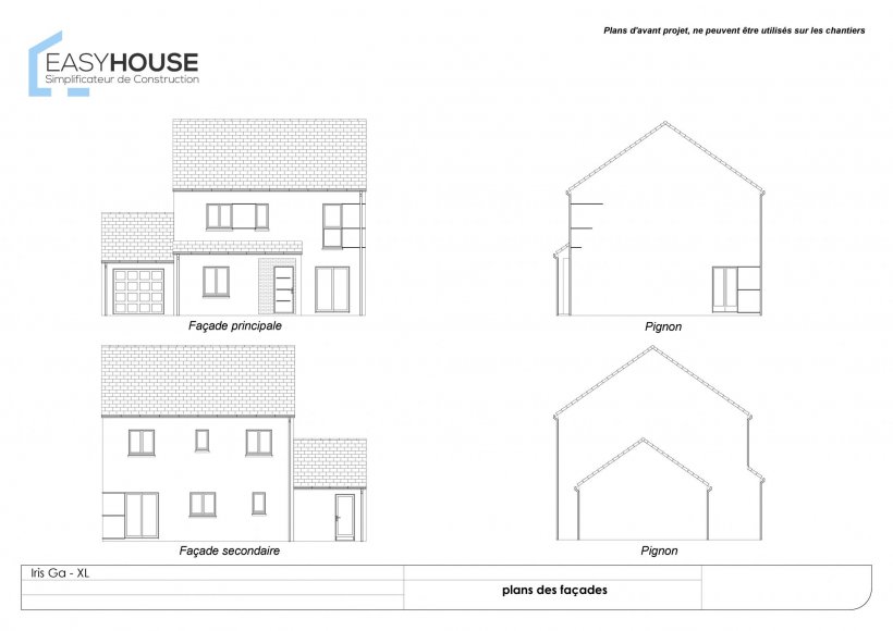 Plan de la maison Iris XL, surface 131.00 m² au prix de 205 000€ (image 3)