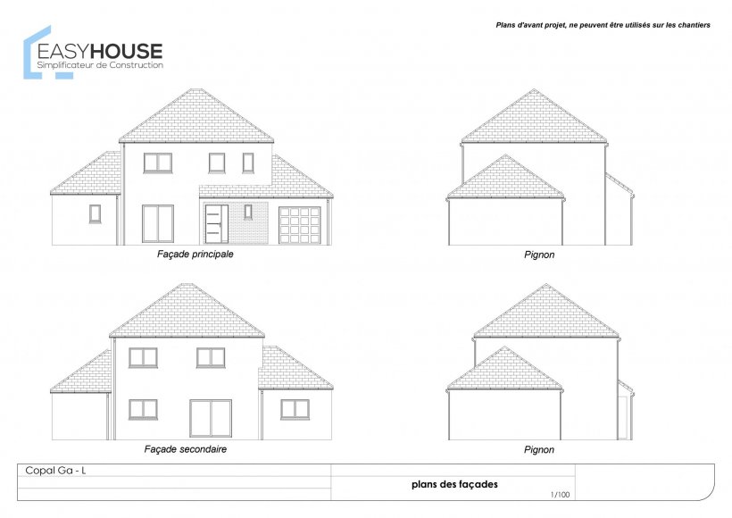 Plan de la maison Copal L, surface 127.00 m² au prix de 212 000€ (image 3)